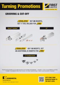 Kennametal Promotion Details